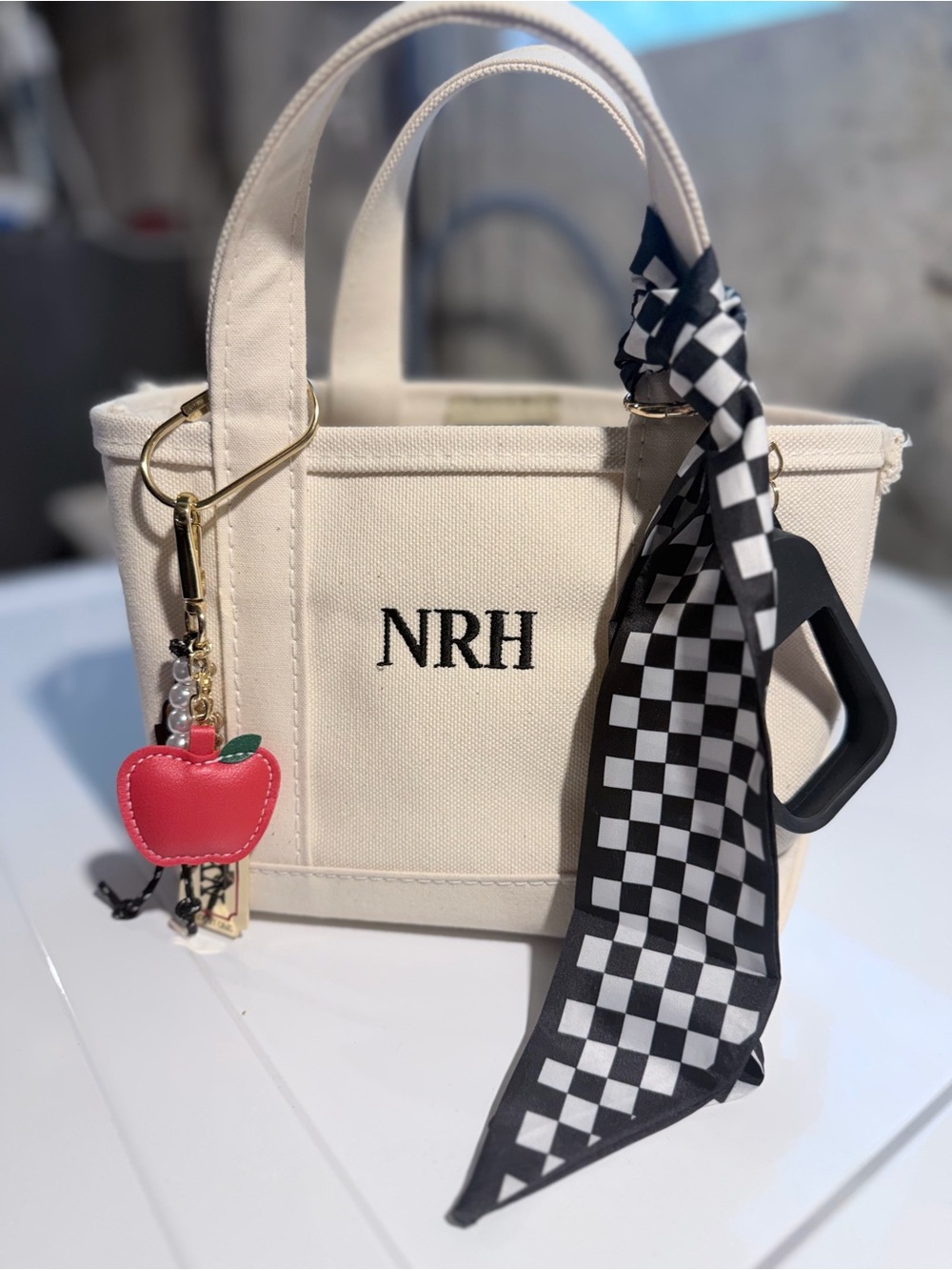 L.L.Bean Boat & Tote with "NRH" embroidery + accessories